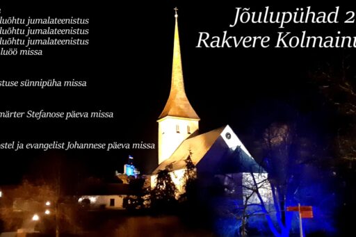 Jõulujumalateenistuste toimumisajad