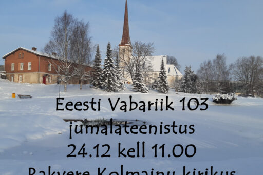 Vabariigi aastapäeva tähistame kirikus jumalateenistusega