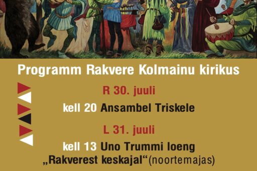 Rakvere keskajapäevade programm kirikus
