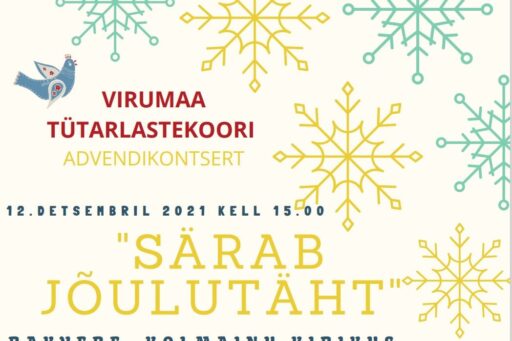Virumaa tütarlastekoori jõulukontsert toimub 12. detsembril