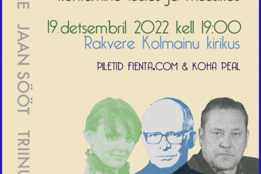 Karl Ristikivi “Inimese teekond” Kolmainu kirikus