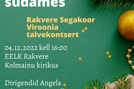 Segakoor Viroonia talvekontsert