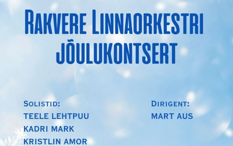 Rakvere linnaorkestri jõulukontsert