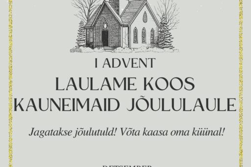 1. advendil laulame kaunimaid jõululaule