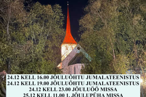 Jõuluteenistused Kolmainu kirikus
