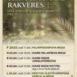 Suure nädala jumalateenistused