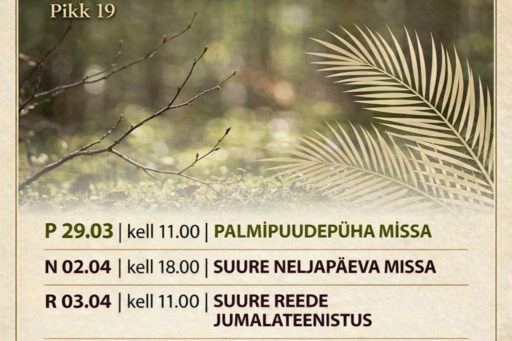 Suure nädala jumalateenistused