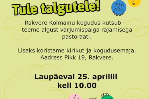 Teeme algust varjumispaiga rajamisega